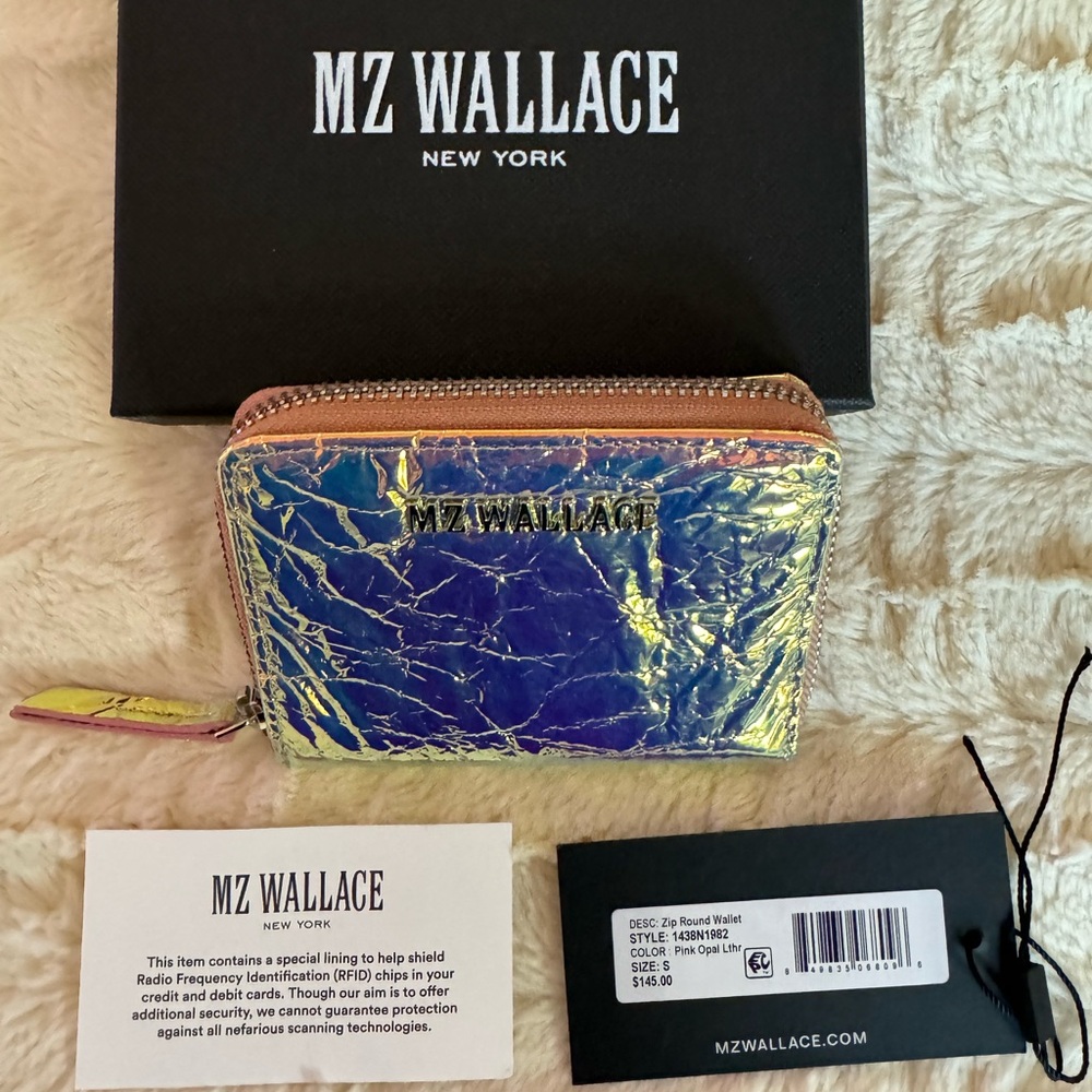 MZ Wallace small zip around wallet